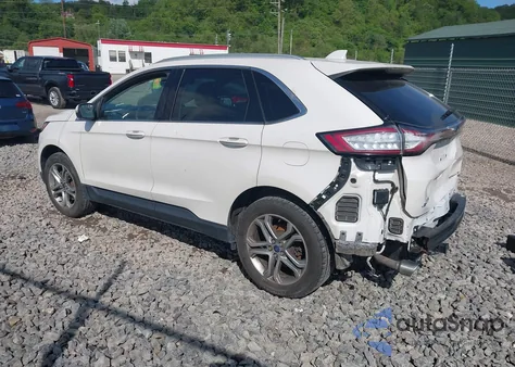 2016 Ford Edge Titanium from USA, damaged, VIN 2FMPK4K82GBB23838